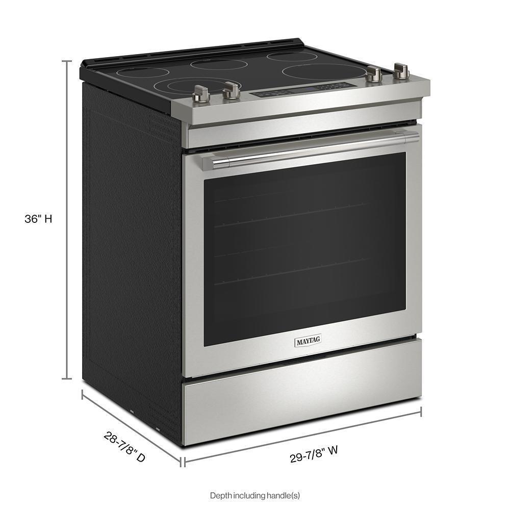 30-Inch Wide Slide-In Electric Range With Air Fry - 6.4 Cu. Ft.