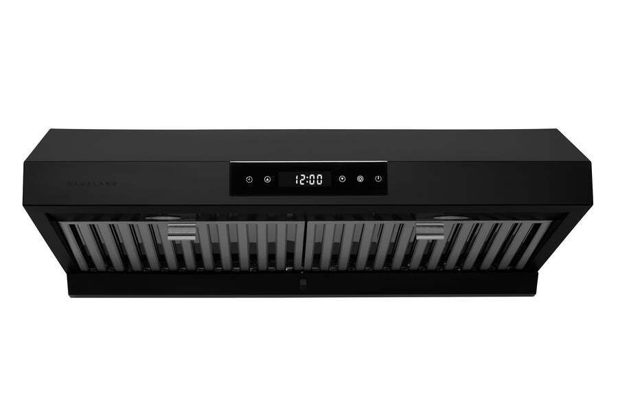Hauslane Chef 30-in Ducted Matte Black Undercabinet Range Hood