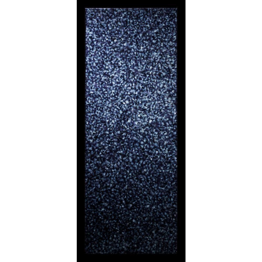 30" Elements Collection Mussel Shell Blue Custom Column Panel