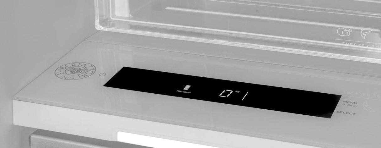 24" Built-in Freezer Column Panel Ready with ice maker Panel Ready