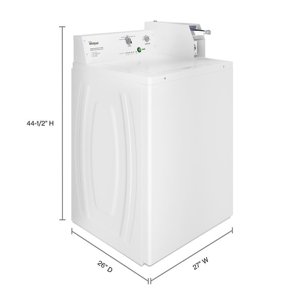 Commercial Top-Load Washer, Coin Slide