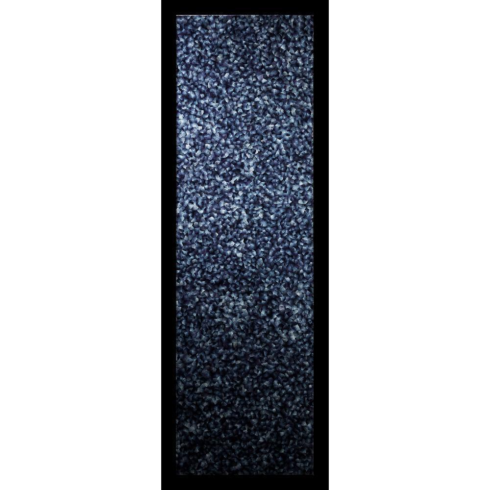 24" Elements Collection Mussel Shell Blue Custom Column Panel