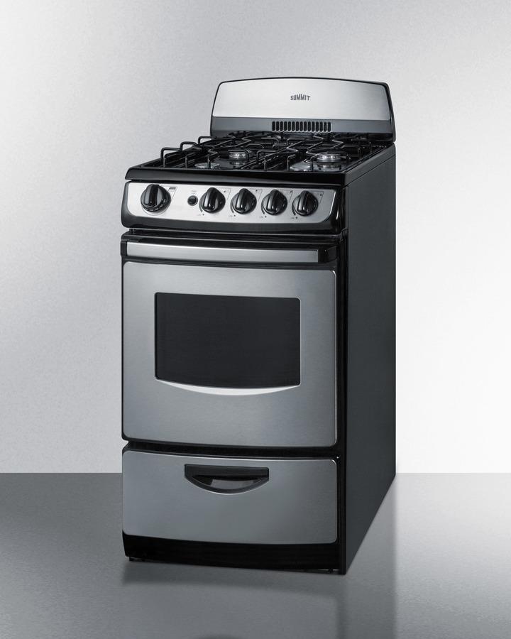 20" Wide Gas Range