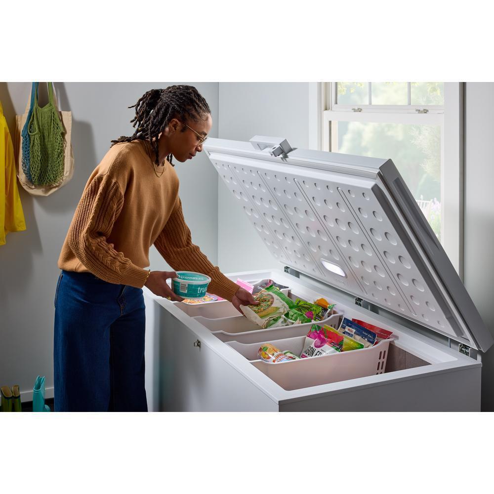 Whirlpool® 16 cu. ft. Convertible Freezer-to-Fridge Chest Freezer with 3 Storage Baskets