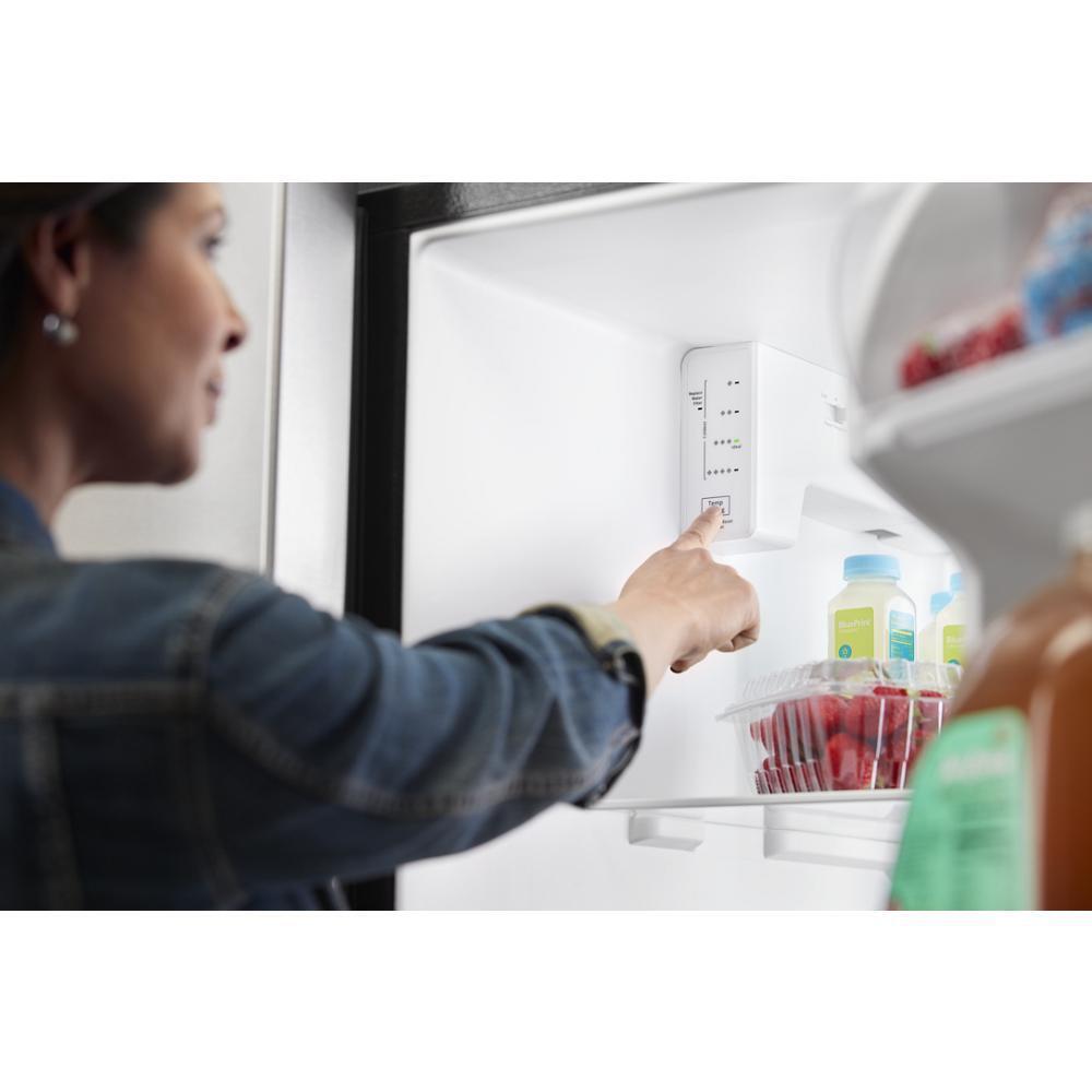 33-inch Side-by-Side Refrigerator with Dual Pad External Ice and Water Dispenser
