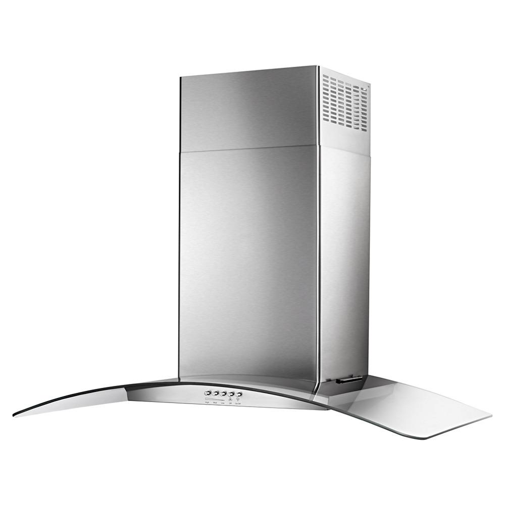 36" Concave Glass Wall Mount Range Hood