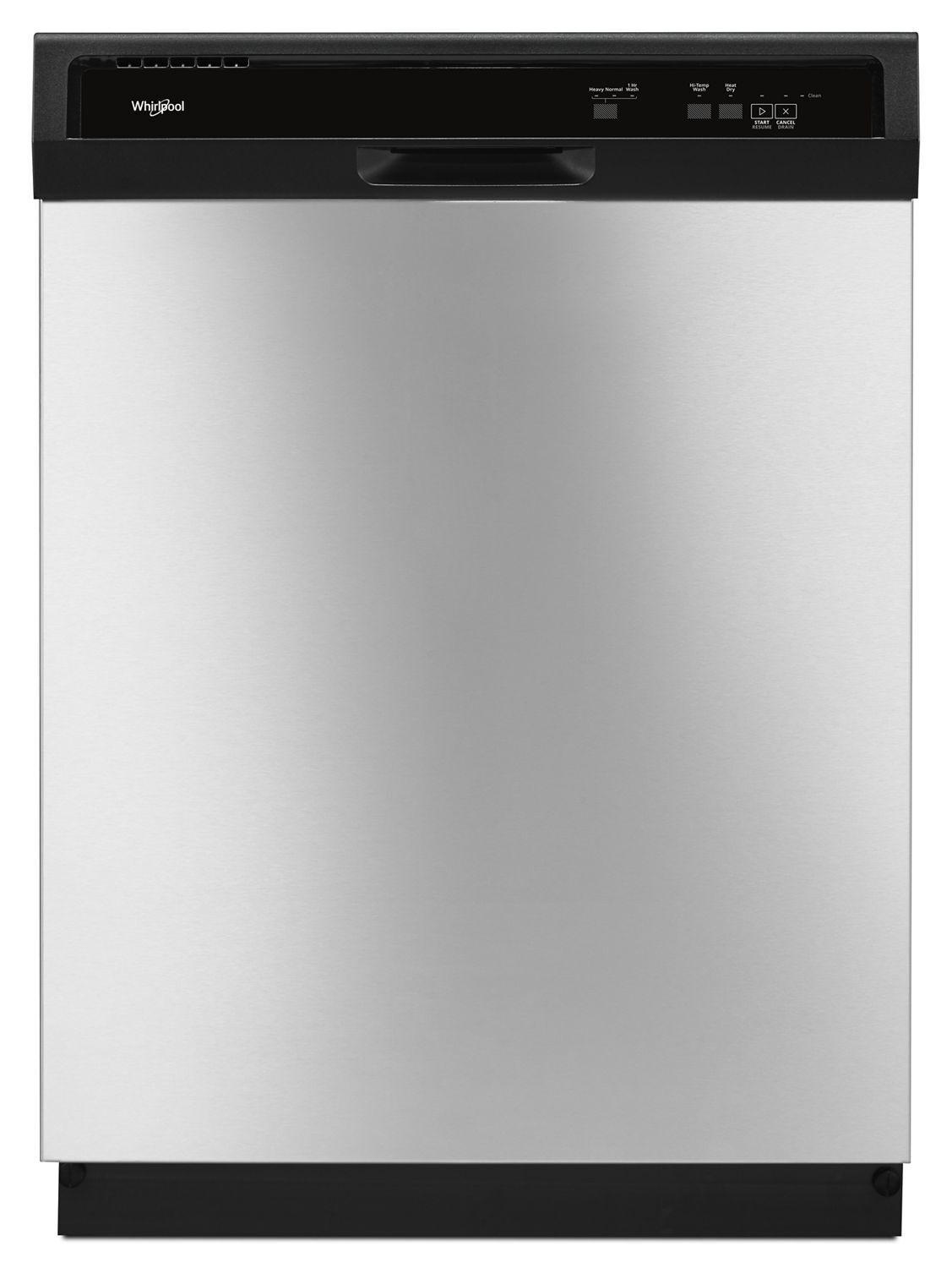 Heavy-Duty Dishwasher with 1-Hour Wash Cycle - Stainless Steel
