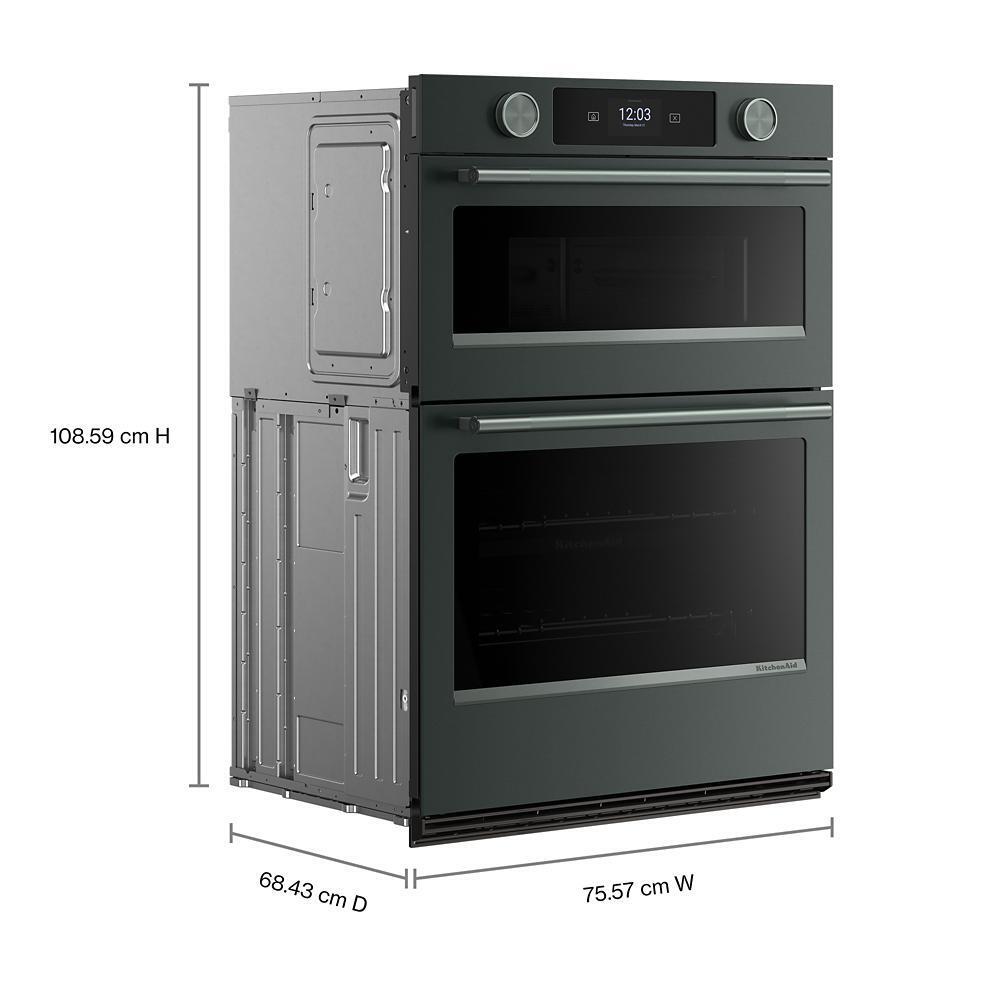 30-inch Smart Electric Combo Wall Oven with Intelligent Cooking Camera - Juniper