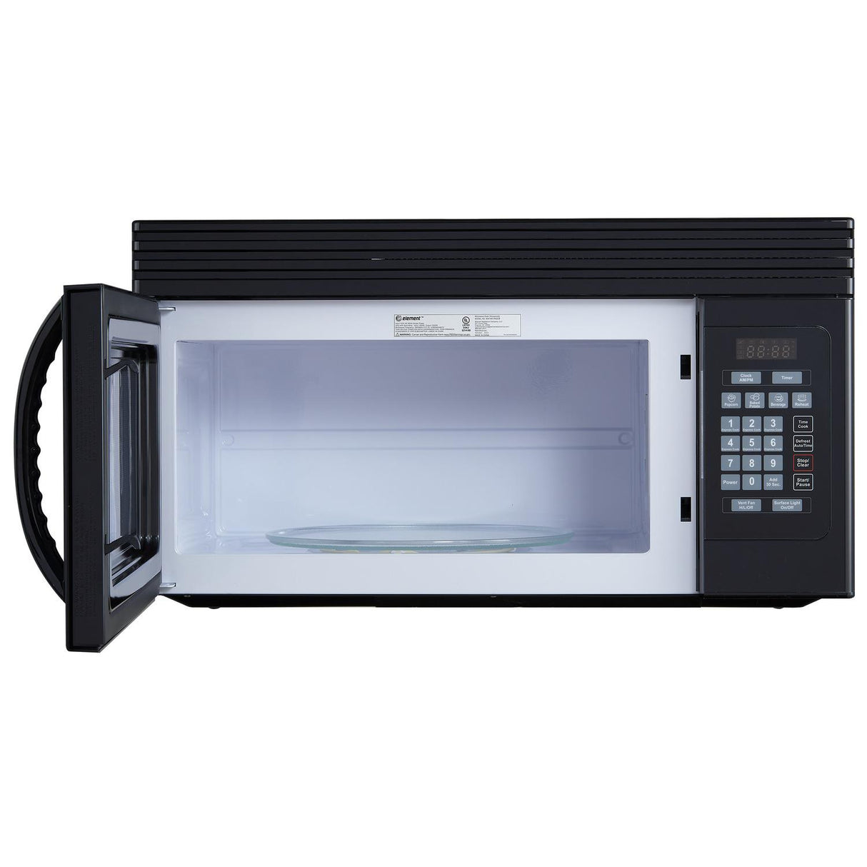 Element Electronics 1.6 OTR Microwave - Black (EM1601RQCB)