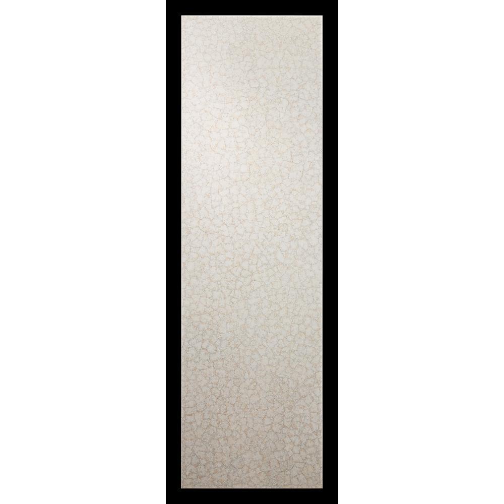 24" Elements Collection Eggshell Crackle Sepia Custom Column Panel
