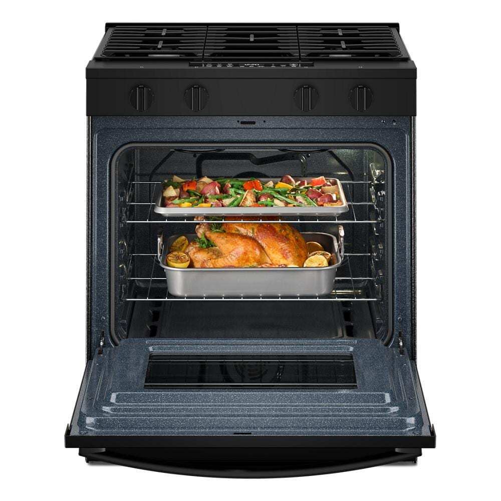 30-inch Gas Smart Range with Air Cooking Technology and Steam Clean
