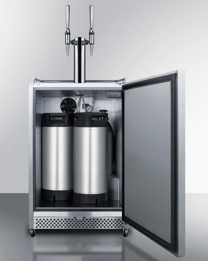 24" Wide Built-in Outdoor Nitro-infused Coffee Kegerator