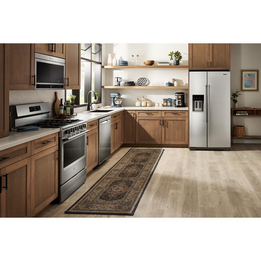 36-inch Wide Full-Depth Side-by-Side Refrigerator with Arctic Blue Interior - 28.7 Cu. Ft.