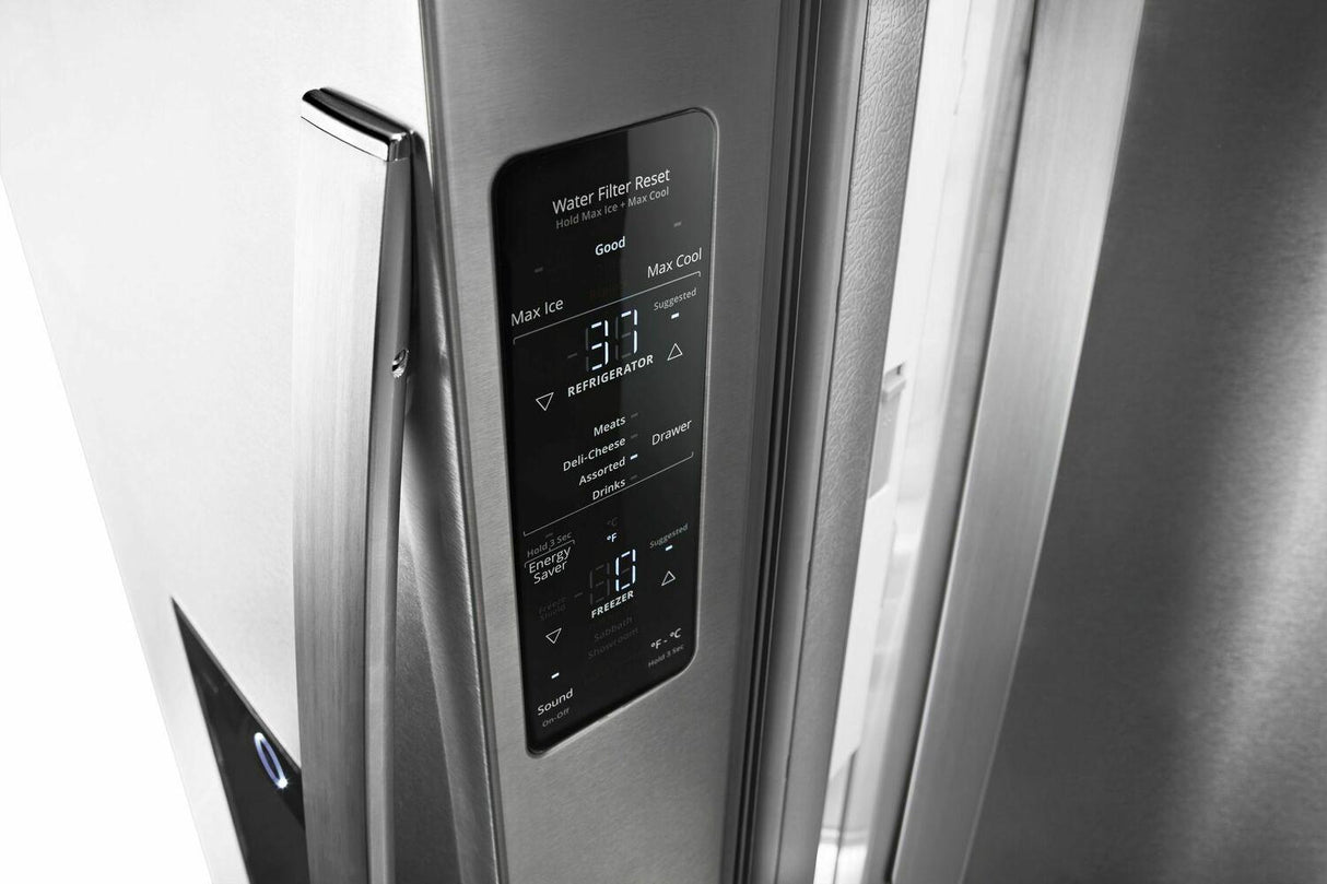 36-inch Wide Counter Depth French Door Refrigerator - 24 cu. ft. - Monochromatic Stainless Steel