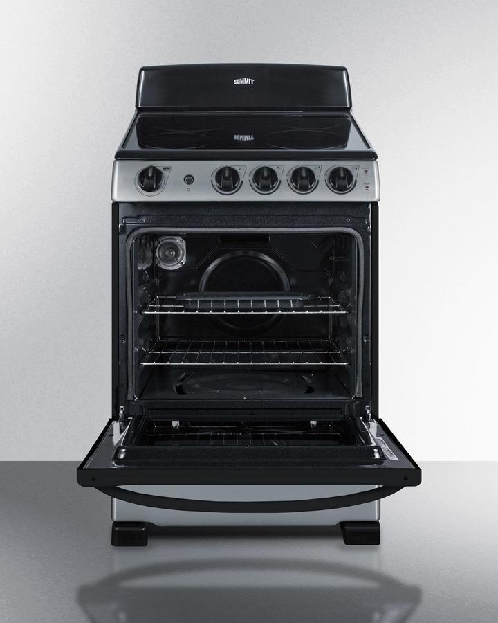 24" Wide Electric Smooth-top Range