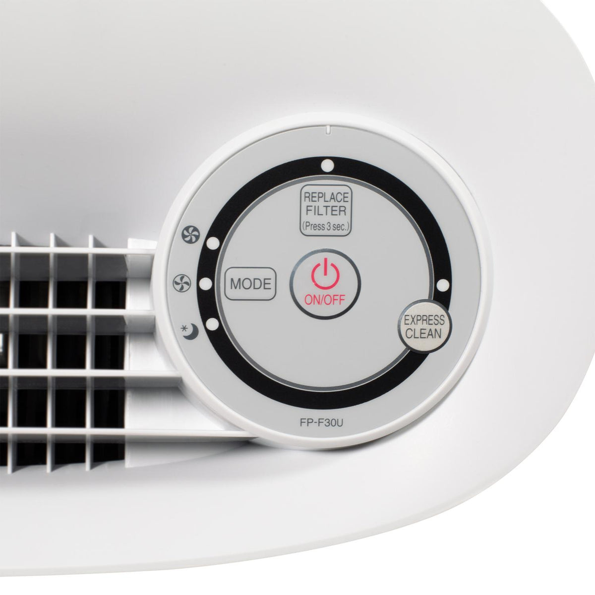 Sharp True HEPA Air Purifier with Express Clean for Small Rooms