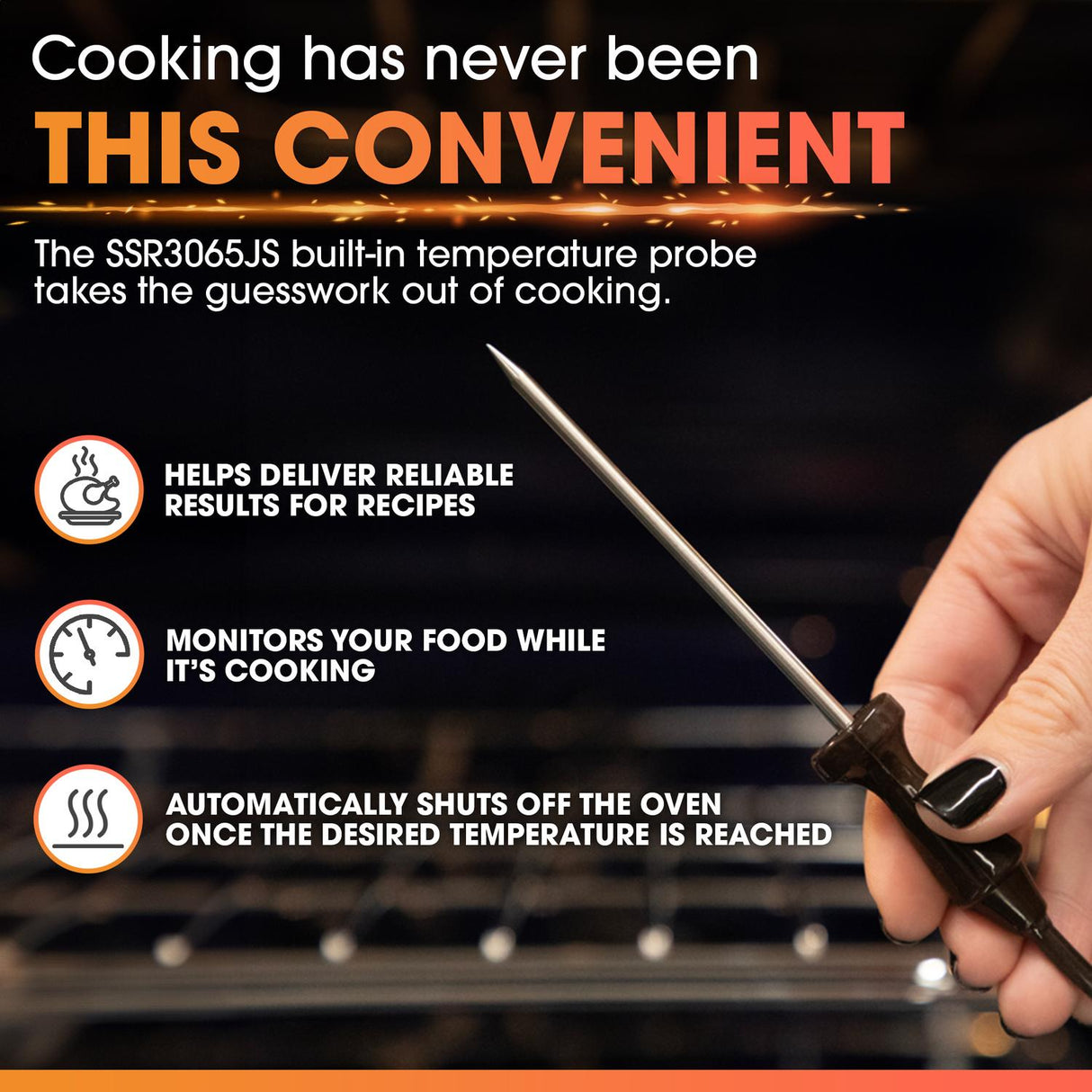 30 in. Electric Convection Slide-In Range with Air Fry