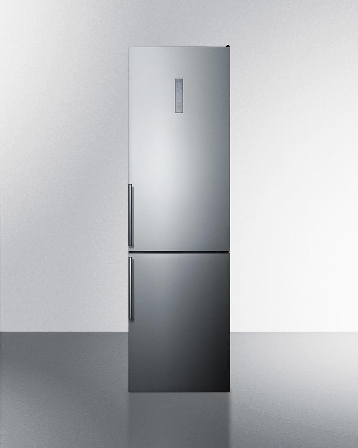 24" Wide Built-in Bottom Freezer Refrigerator With Icemaker