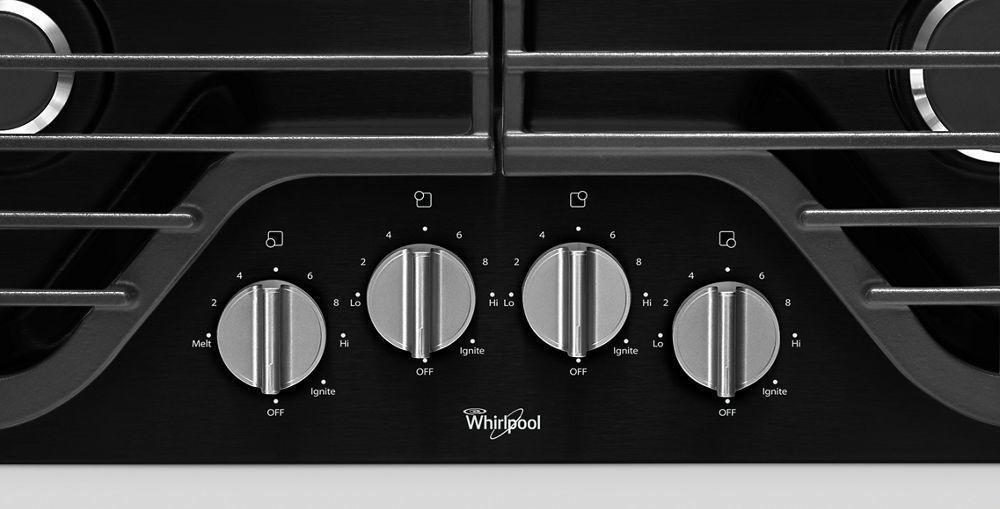 30 inch Gas Cooktop with EZ-2-Lift Hinged Cast-Iron Grates