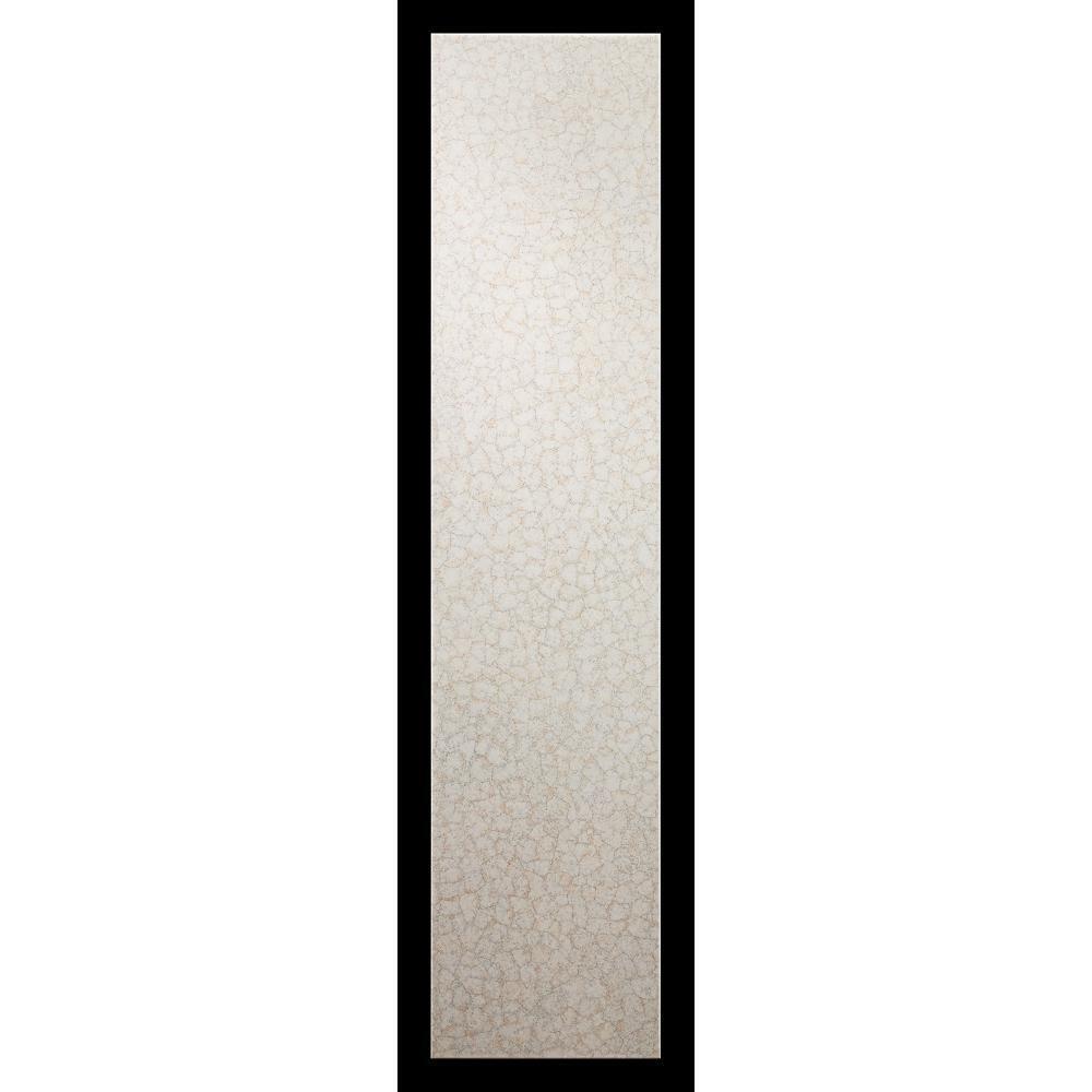 18" Elements Collection Eggshell Crackle Sepia Custom Column Panel