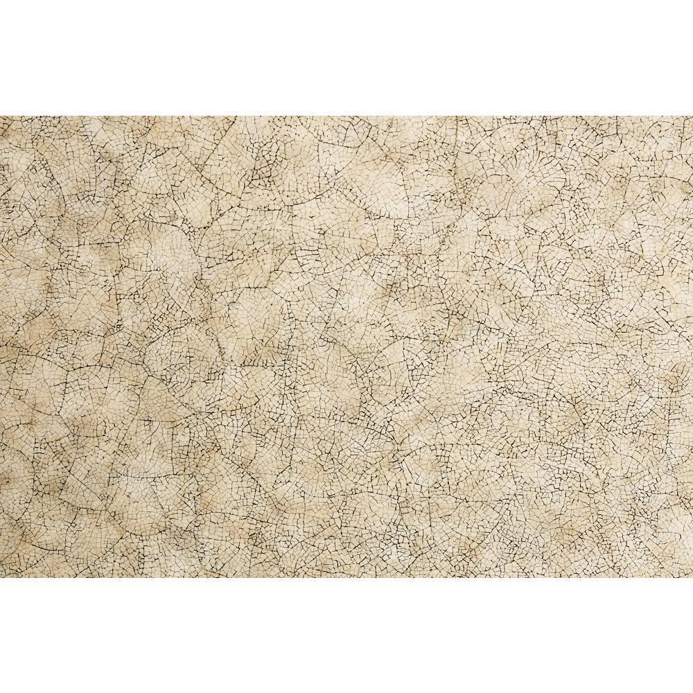 18" Elements Collection Eggshell Crackle Taupe Custom Column Panel