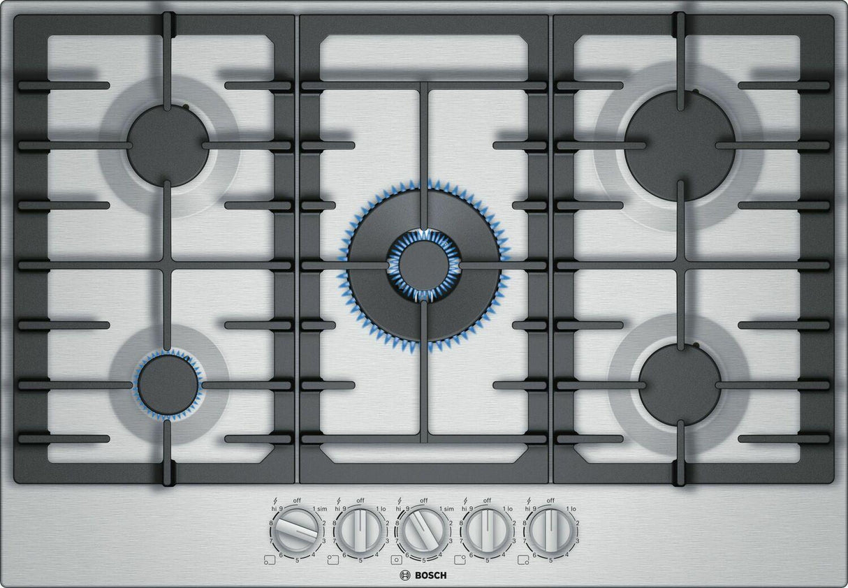800 Series Gas Cooktop 30'' Stainless steel NGM8057UC