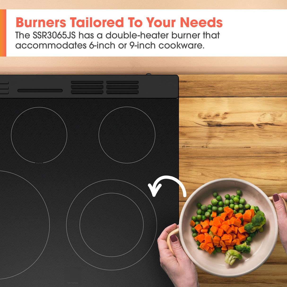 30 in. Electric Convection Slide-In Range with Air Fry