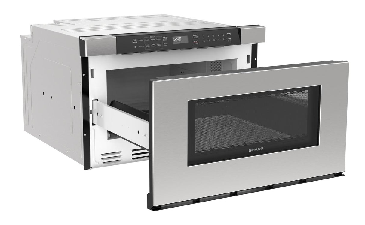 Sharp 24 in. 1.2 cu. ft. Built-In Microwave Drawer™ Oven in Stainless Steel