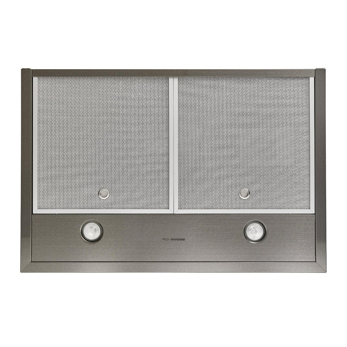Broan® Elite EW54 Series 36-Inch Wall-Mount Range Hood, 600 Max Blower CFM, Black Stainless Steel