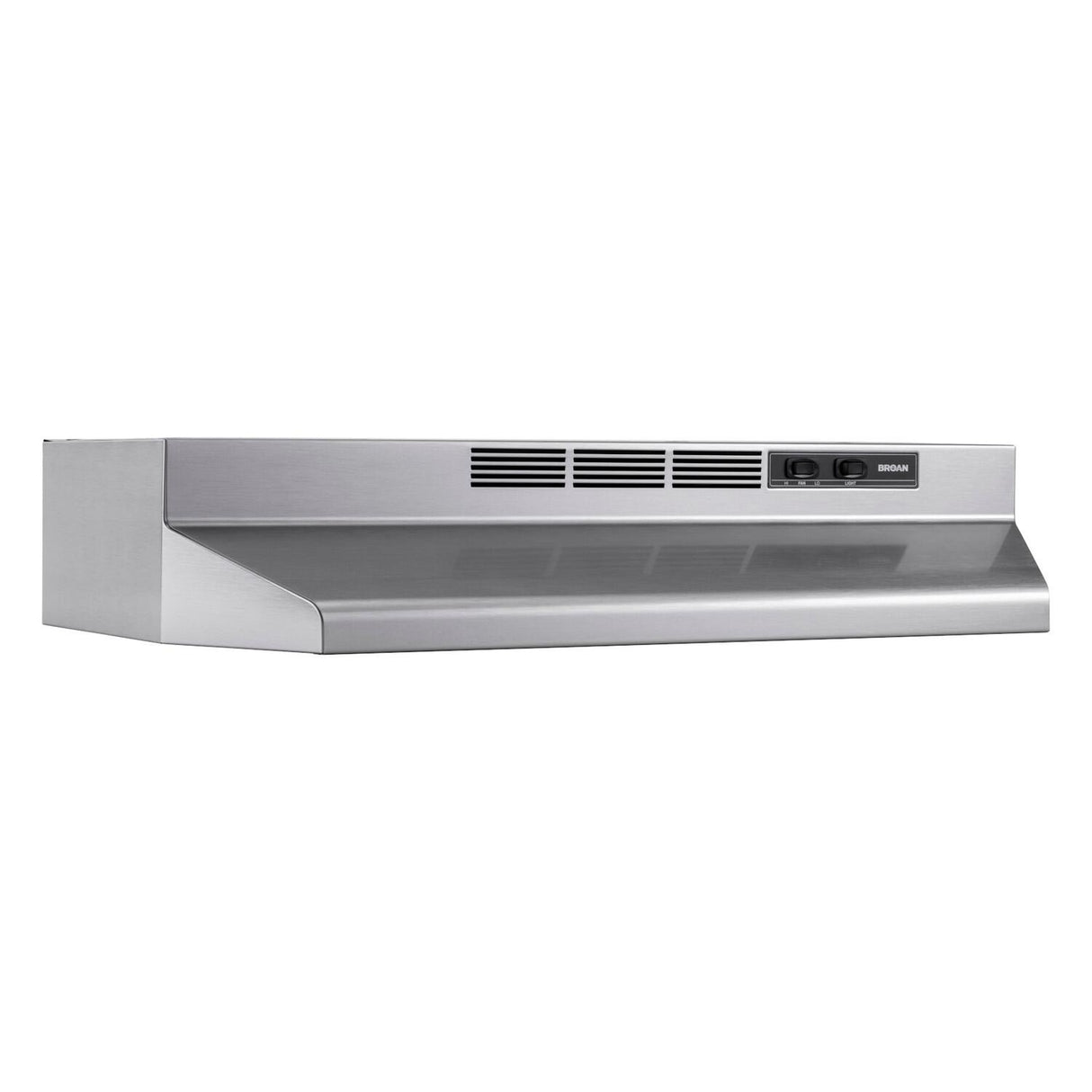 Broan® 30-Inch Ductless Under-Cabinet Range Hood w/ Easy Install System, Stainless Finish