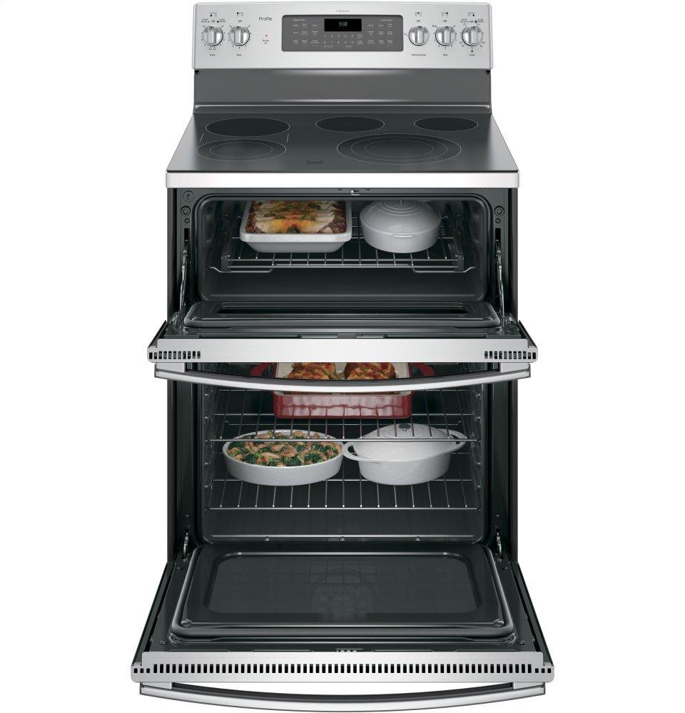 GE Profile™ 30" Free-Standing Double Oven Convection Range
