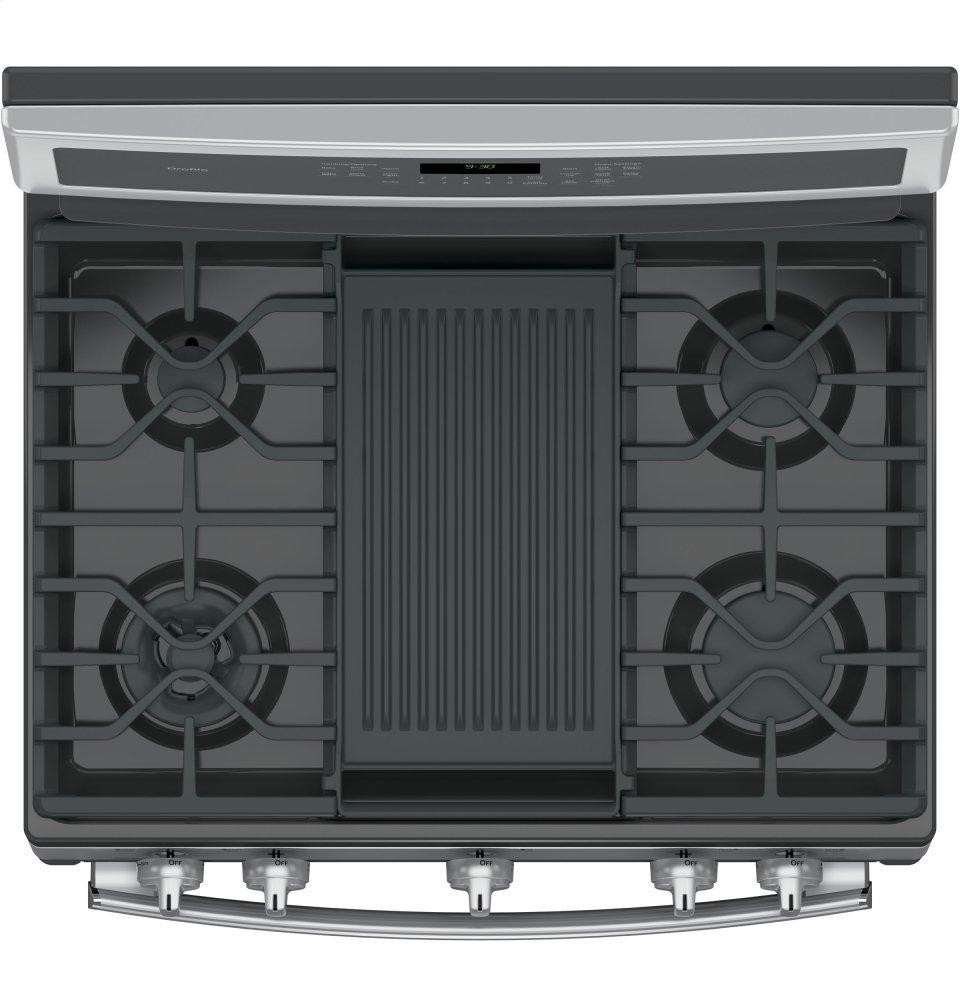 GE Profile™ 30" Free-Standing Gas Convection Range