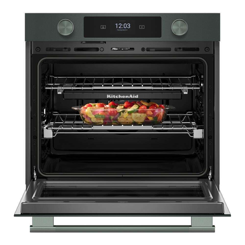 30-inch Smart Electric Single Wall Oven with Intelligent Cooking Camera - Juniper