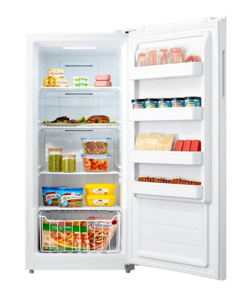 14 cu ft Upright Freezer White