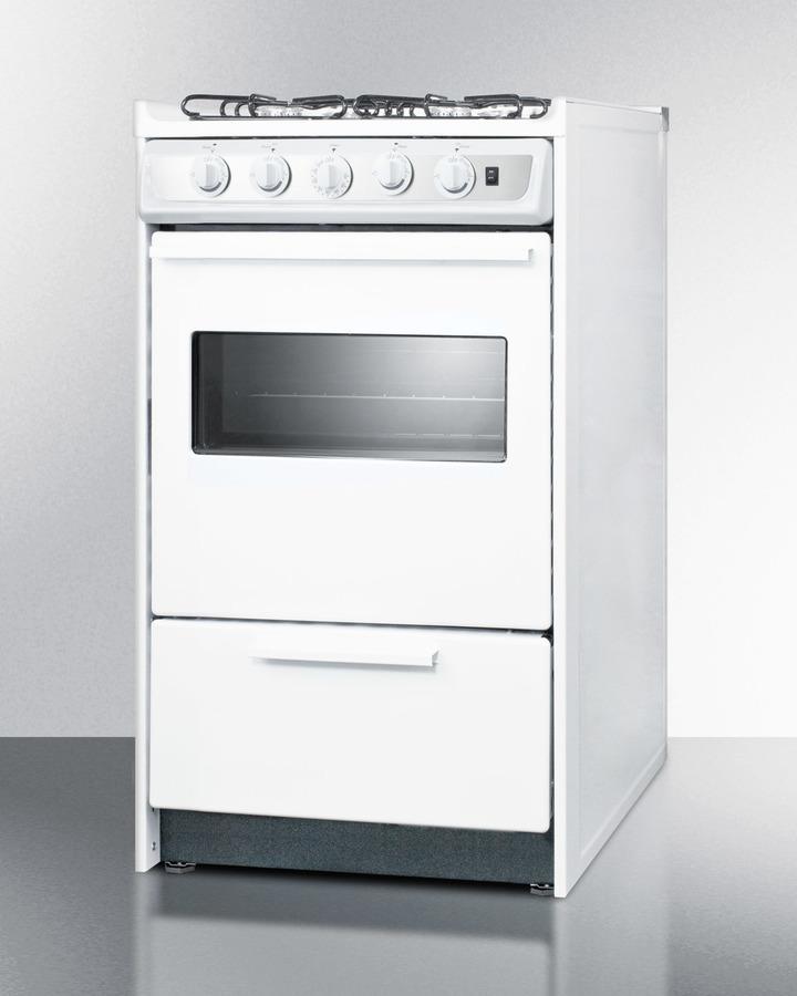 20" Wide Gas Range