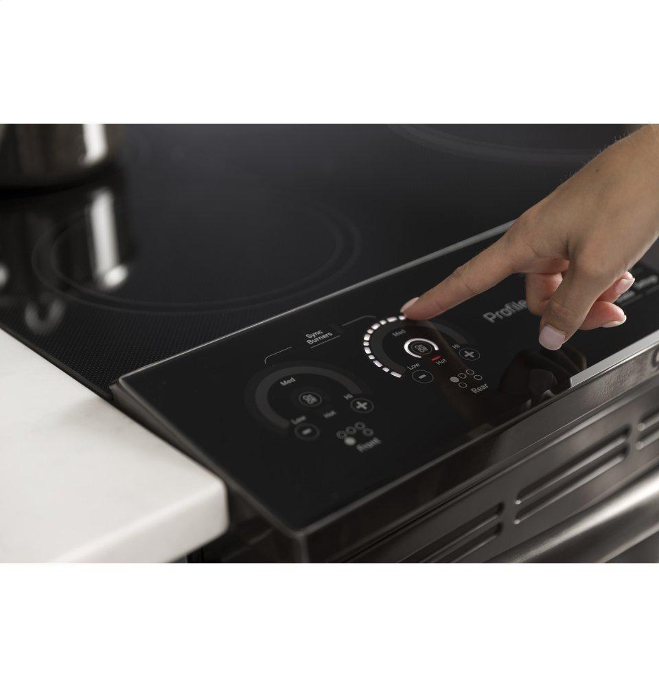 GE Profile™ 30" Smart Slide-In Front-Control Induction and Convection Range
