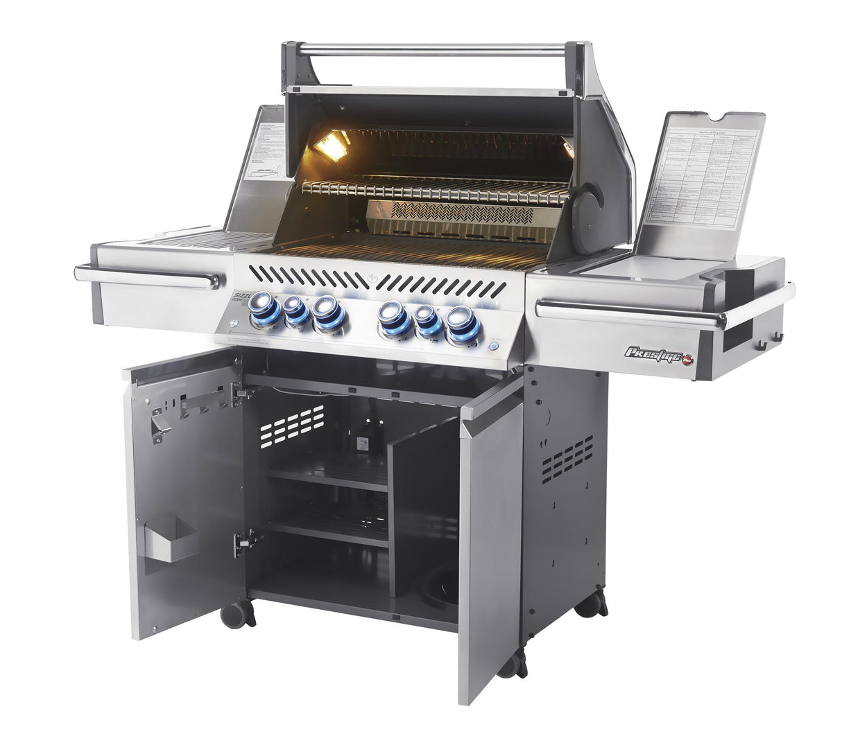 Napoleon's Prestige PRO Series PRO 500 with Infrared Rear and Side Burners.