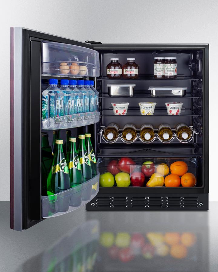 24" Wide All-refrigerator, ADA Compliant (panel Not Included)