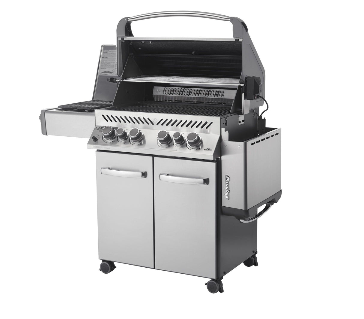 Napoleon Prestige Series Prestige 500 charcoal grey with Infrared Rear and Side Burners.