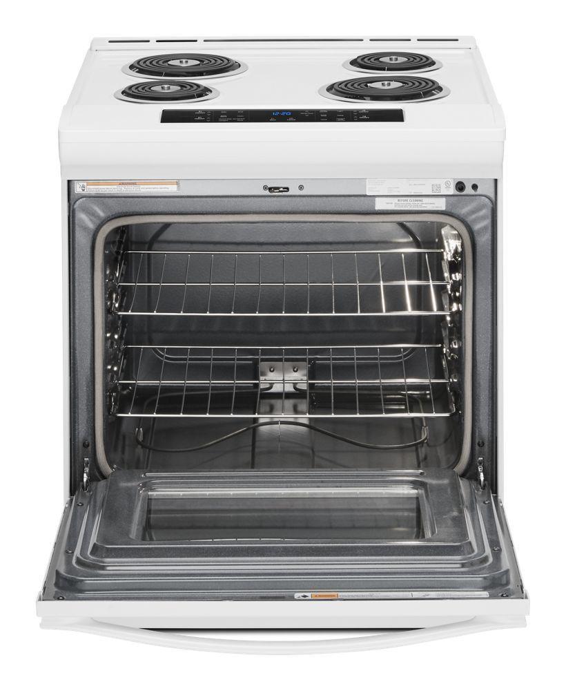 4.8 cu. ft. Guided Electric Front Control Coil Range