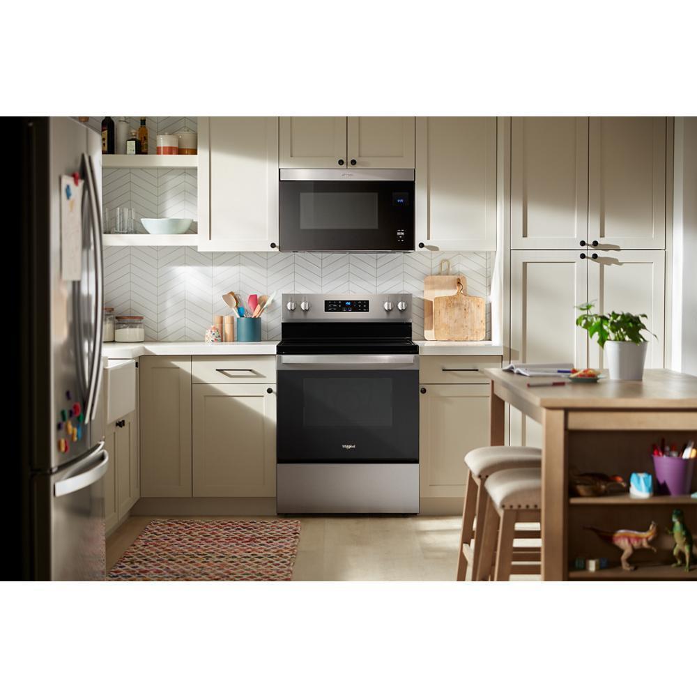 30-inch Electric Range with Air Cooking Technology and Steam Clean