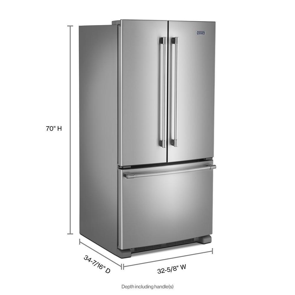 33-Inch Wide French Door Refrigerator - 22 Cu. Ft.