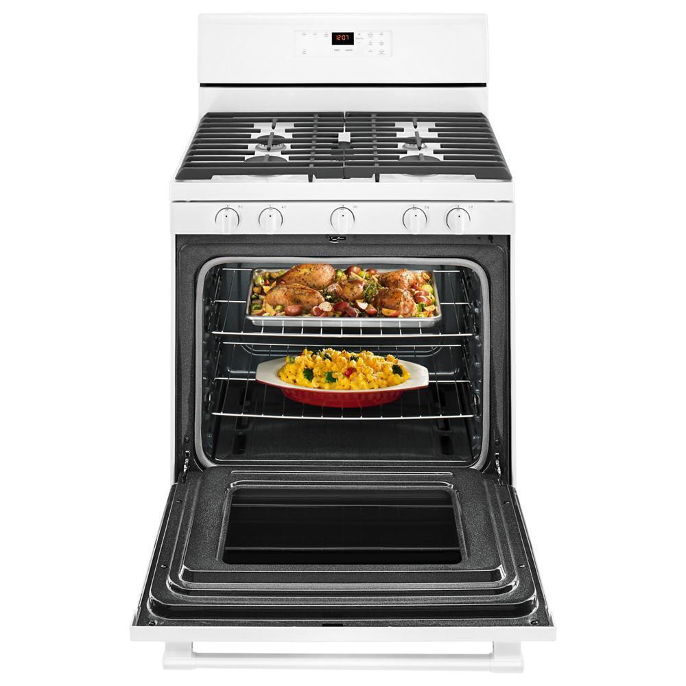 30-inch Wide Gas Range With 5th Oval Burner - 5.0 Cu. Ft.