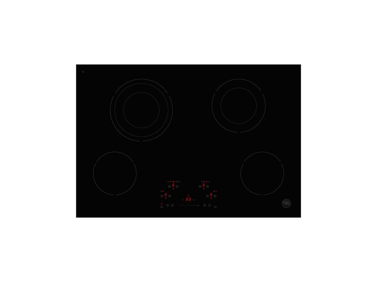 30 Ceran Touch Control Cooktop 4 heating zones Nero