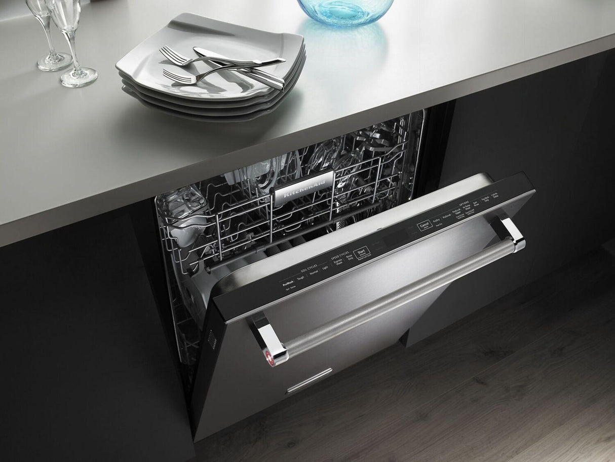 44 dBA Dishwasher with Dynamic Wash Arms - Stainless Steel