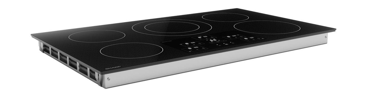 36 in. width Induction Cooktop, European Black Mirror Finish Made with Premium SCHOTT Glass