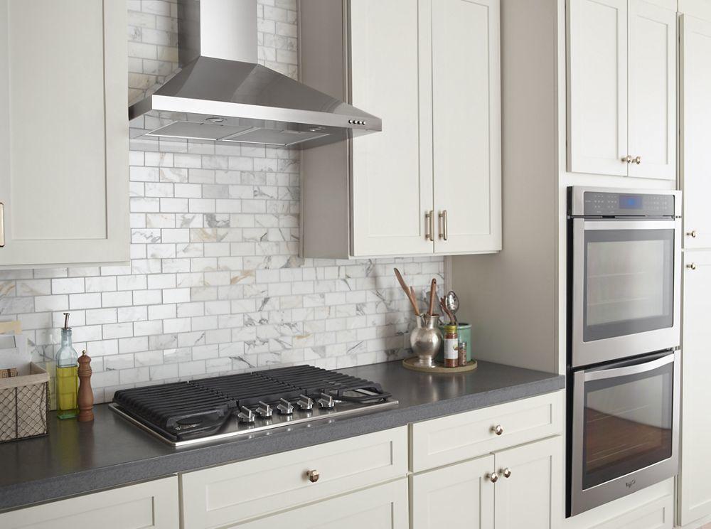 30 inch 5 Burner Gas Cooktop with EZ-2-Lift Hinged Cast-Iron Grates