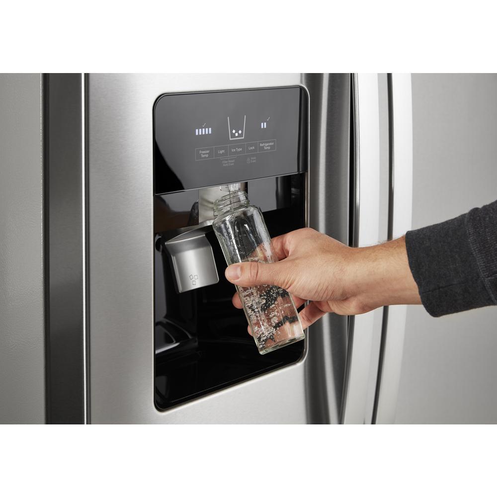 36-inch Wide Side-by-Side Refrigerator - 25 cu. ft.