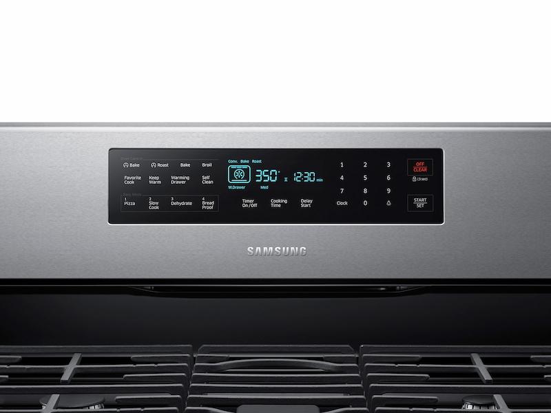 5.8 cu. ft. Gas Range with True Convection in Stainless Steel
