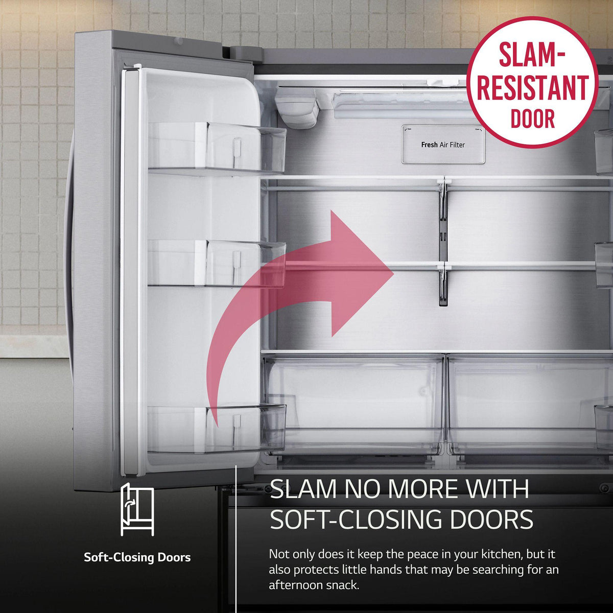 30 cu. ft. Smart Standard-Depth MAX™ 4-Door French Door Refrigerator with Full-Convert Drawer™